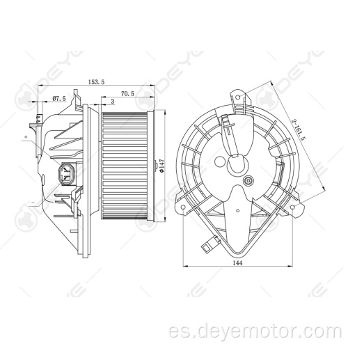 6441.S0 Motor universal de soplador para el socio de Peugeot Citroen